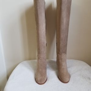 Marc Fisher Dark Natural Suede knee high boots